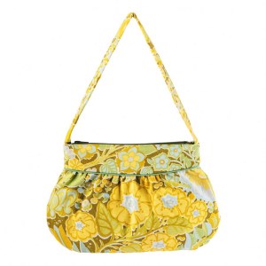 Vihreäkeltainen laukku