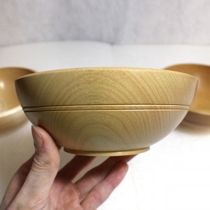 Puinen kulho - 16x6cm - Aamupalakulho